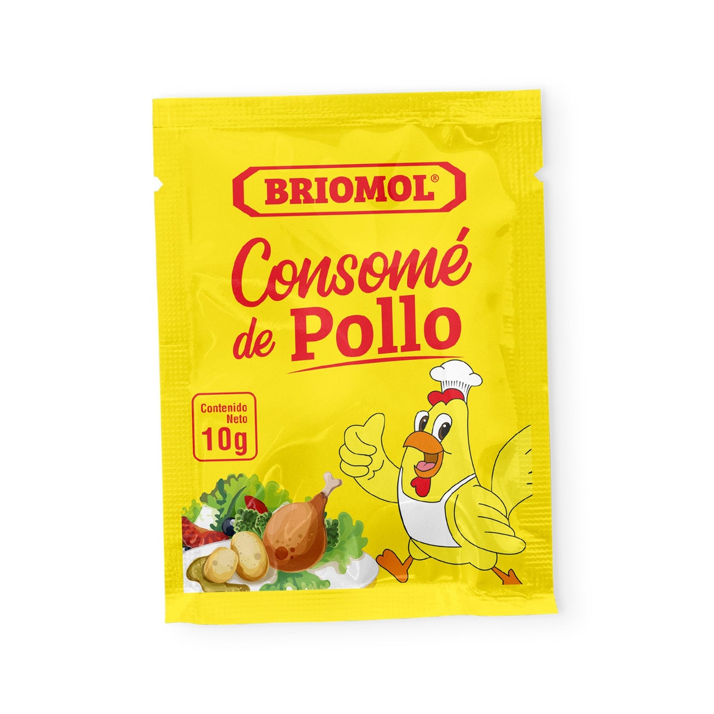 Consome de pollo Nicaraguense Briomol ristra de 12