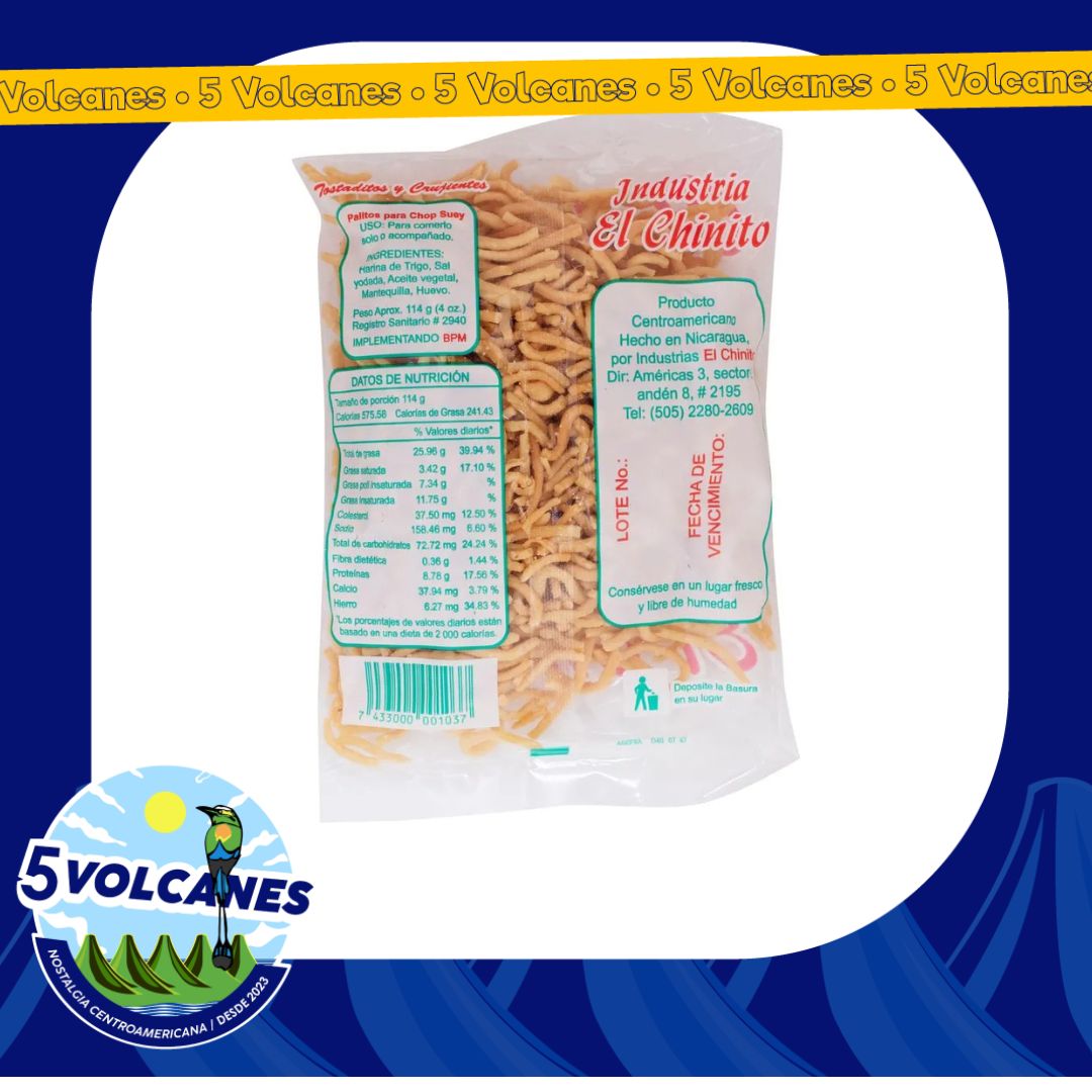 Palitos Chops suey