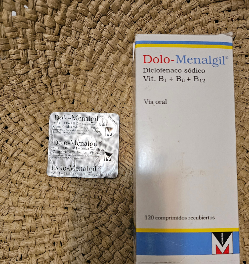 DOLO-MENALGIL sobre 4 pastillas