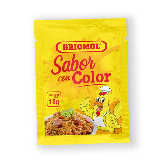 Sabor y Color Nicaraguense Briomol ristra de 12 sobres