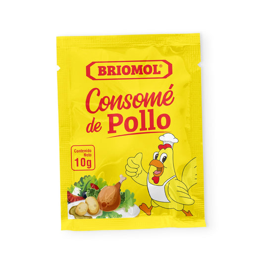 Consome de pollo Nicaraguense Briomol ristra de 12