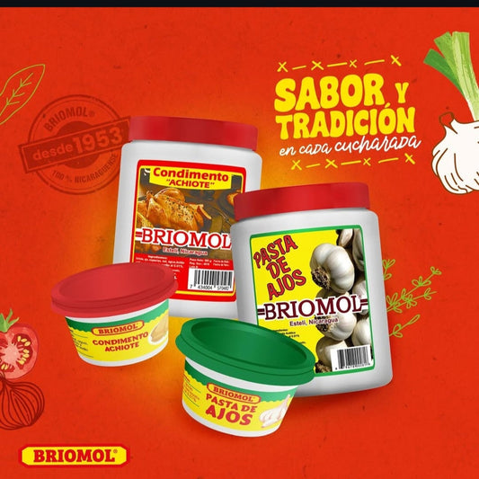 30 Unidades de Pasta de Ajo Nicaraguense  BRIOMOL