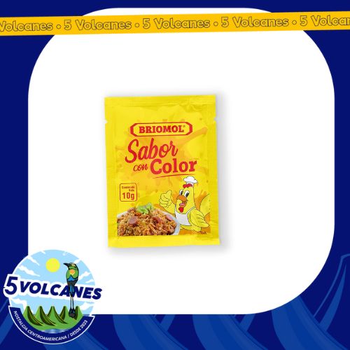 Sabor y Color Nicaraguense Briomol ristra de 12 sobres