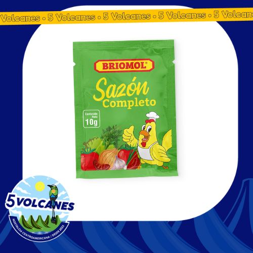 Sazon Completo Nicaraguense Briomol ristra de 12 sobres