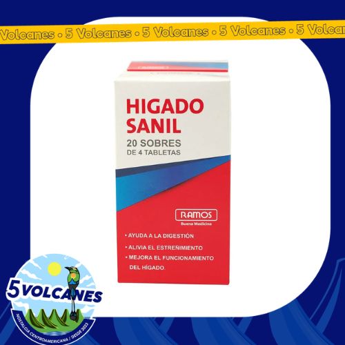 Hígado Sanil – Suplemento para la Salud Hepática (Sobre x4 Pastillas)