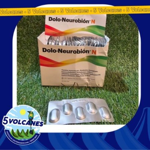 Dolo Neurobion – Analgésico con Complejo B para Dolor y Nervios (Sobre x5 Pastillas)
